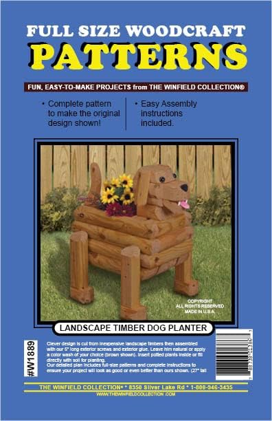 Landscape Timber Dog Woodworking Project Plan
