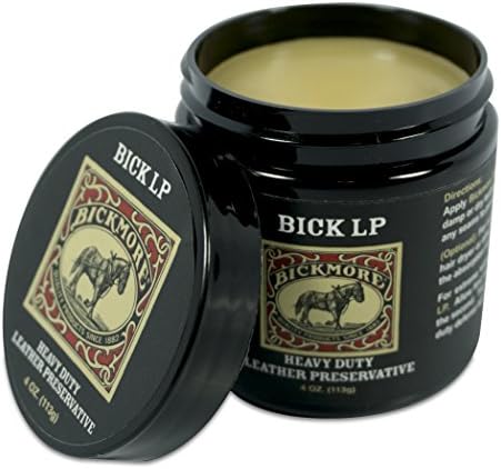 Bickmore Bick LP Leather Conditioner 8 oz, Scratch Repair | Heavy-duty preservative protects, softens and restores dry, cracked leather. Made in USA.