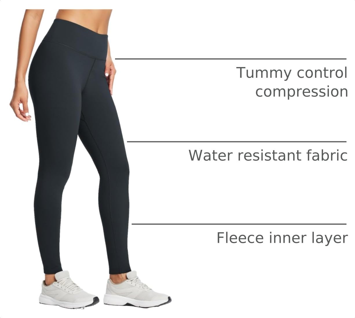 baleaf Women's Fleece Lined Leggings Thermal Warm Winter Tights