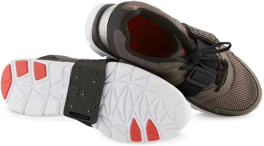 K1 Mid-Sole Ice Cleats for Men & Women - Rotatable Traction Aids For Winter Snow - Hi Vis - Low Profile