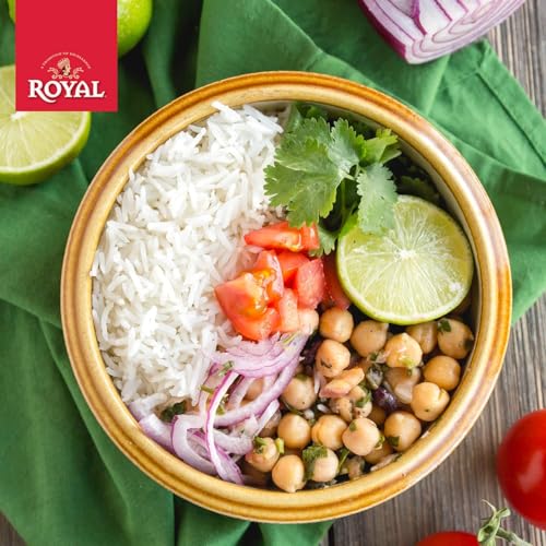 Royal Chef's Secret Basmati White Rice - 10 lb Bag | Premium Extra Long Grain Rice - Perfect for Biryanis, Pilafs, Pulao & Curries - Cook in Microwave or on Stove Top
