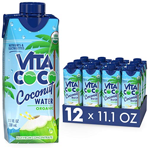 Vita Coco Organic Coconut Water, Original, 11.1 Oz (Pack of 12)