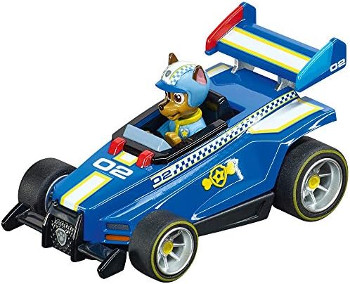 Carrera 64175 PAW Patrol Ready Race Rescue Chase 1:43 Scale Analog Slot Car Racing Vehicle GO Slot Car Race Tracks