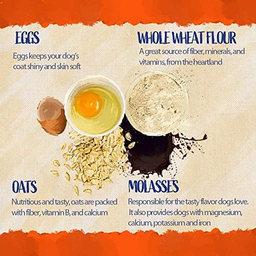 Blue Dog Bakery Natural Dog Treats, Doggie Paws, Maple Bacon Flavor, 16.2oz (1 Count) | Crunchy Oven-Baked Dog Treat Biscuits, Maple Bacon Flavor, Made with Real Premium Wholesome Ingredients in the USA