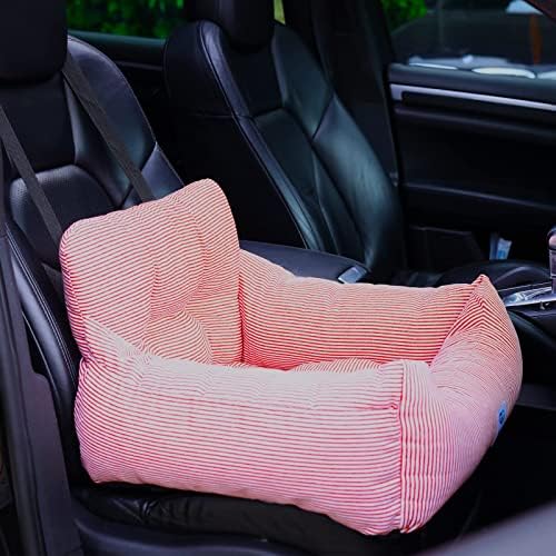 Aidou Dog car seat, Dog Booster seat for Small Medium Large Dogs Cats, pet Travel Booster seat, Dog Safety Car Seat with Storage
