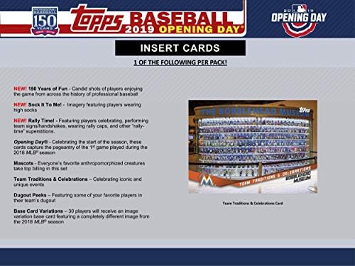 Topps 2019 Opening Day Baseball Retail Value Box