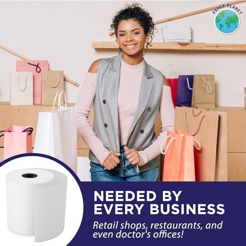 PaperPlanet Thermal Paper for Toast TP200 Printer | 20 Rolls | Thermal Receipt Paper, Compatible with Toast TP200 Printer