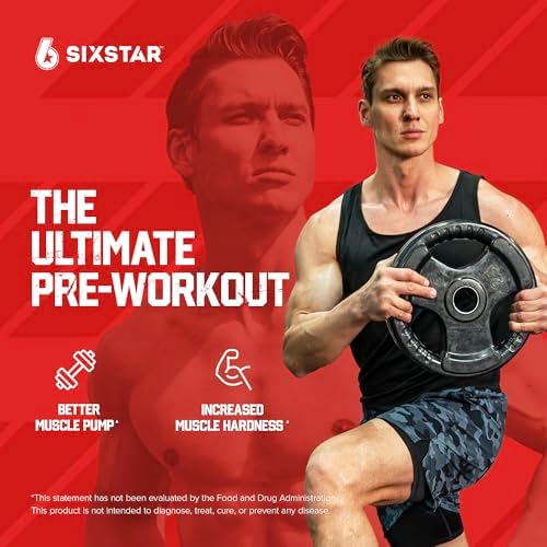 Six Star Pre-Workout N.O Fury Nitric Oxide Booster Pills for Muscle Pumps | Nitric Oxide Booster Pills Muscle Pump Pre Workout Supplement - Sports