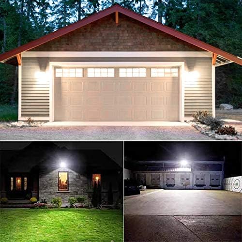 Dusk-to-Dawn Security Lights with Motion Sensor, 5000K IP65 Waterproof Outdoor, 280W Equiv. 110V 120V Dual-Head Rotatable LED Flood Light for Porch, Garage, Yard, Driveway