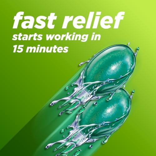 Alka-Seltzer Cold, Cold & Allergy Max Strength Fast Gels, Allergy Medicine, Multi-Symptom Relief, Body Aches and Pains, Congestion Relief
