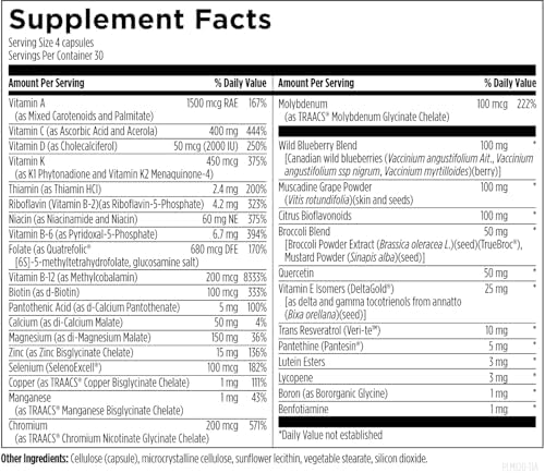 Designs for Health Primal Multi - Paleo-Friendly Multivitamin Supplement with Folate, Tocotrienols, Lutein + Broccoli Seed