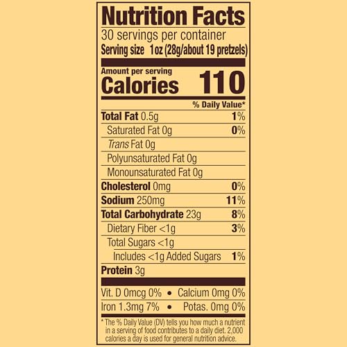 Snyder's of Hanover Mini Pretzels, 100 Calorie Individual Packs, 36 Ct
