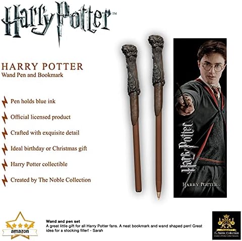 The Noble Collection Harry Potter Wand Pen and Bookmark