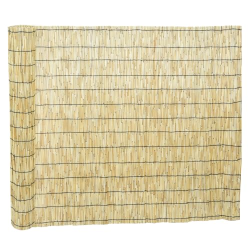 Mininfa Natural Reed Fencing, Eco-Friendly Reed Fence, 6 feet High x 13 feet Long, Reed Screen for Garden, Privacy