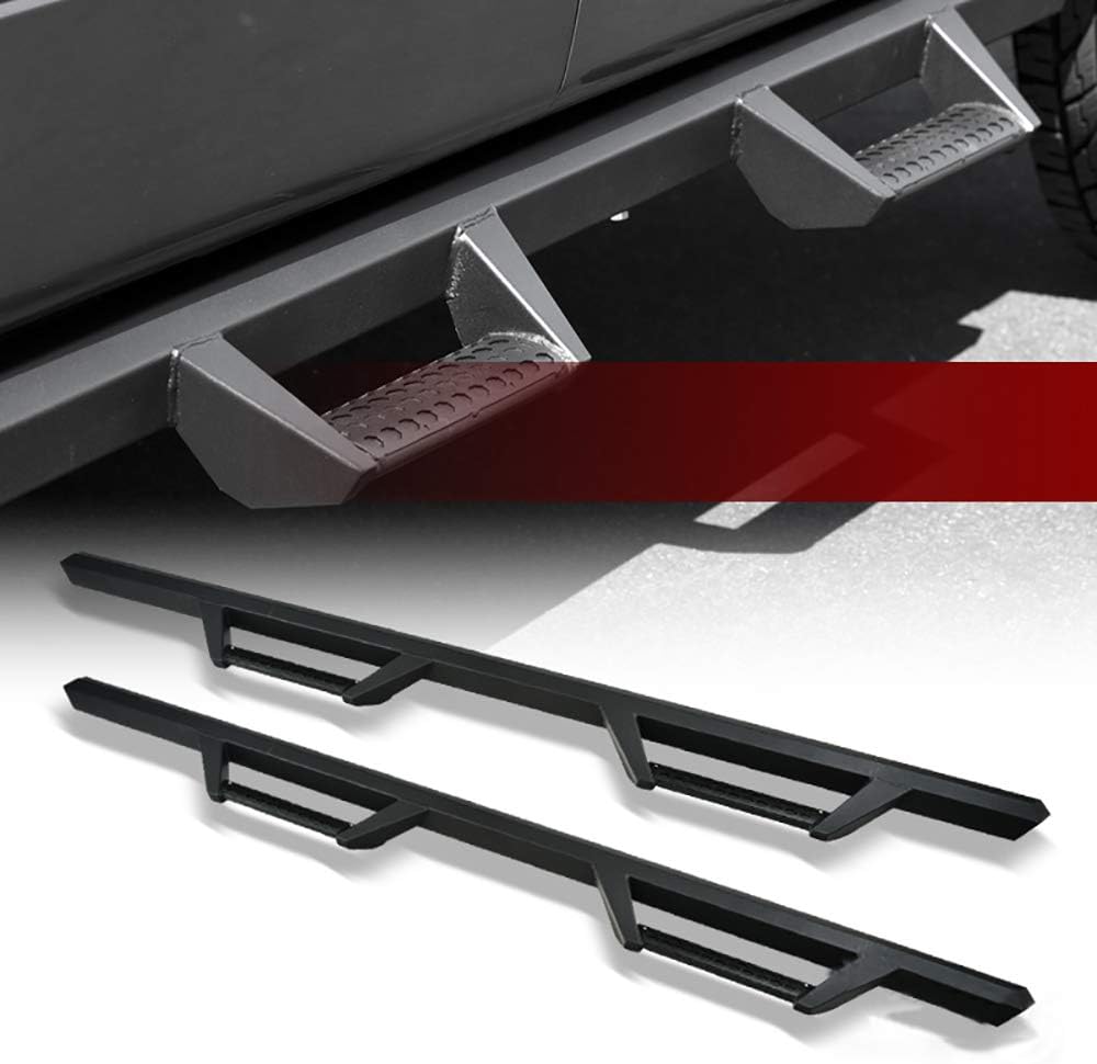 Hoop Drop Step Side Nerf Bars Boards Matte Black 2009-2019 For Ram Crew Cab