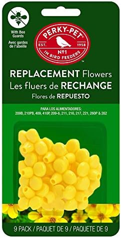 9-Pack Replacement Yellow Feeder Flowers