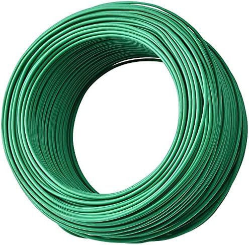 Plant Ties - 32.8ft Soft Twist Ties Green TPR Garden Ties Supply, for Supporting Plants Tomatoes Office Home Organizing