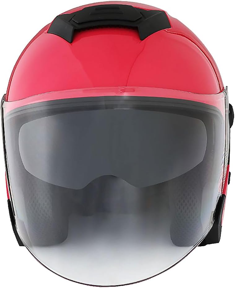 1Storm Motorcycle Open Face Helmet Scooter Classical Knight Bike Dual Lens/Sun Visor: HJK526