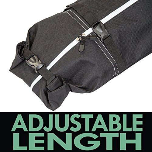 Athletico Ski Bag and Ski Boot Bag Combo - Ski Bags for Air Travel - Unpadded Snow Ski Bags Fit Skis Up to 200cm - For Men, Women, Adults, and Children