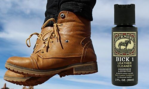Bickmore Bick 1 Leather Cleaner 8 oz | Cleans dirt, oil, sweat, salt and water stains from all colored, white and black leather.