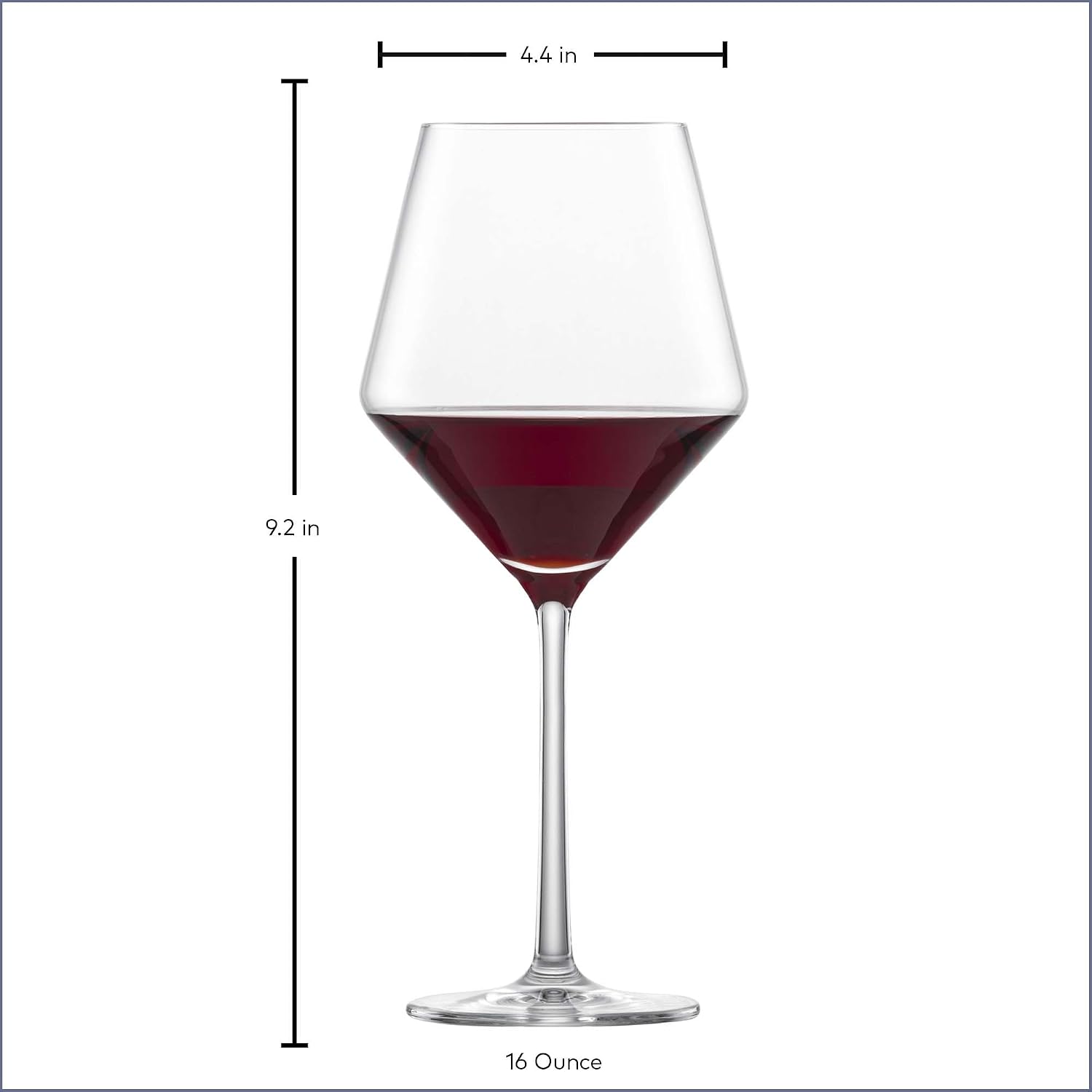 ZWIESEL GLAS Pure Beaujolais Red Wine Glasses (Set of 6), Wine Glasses for Red Wine, Dishwasher-Safe Machine-Made Tritan Crystal Glasses