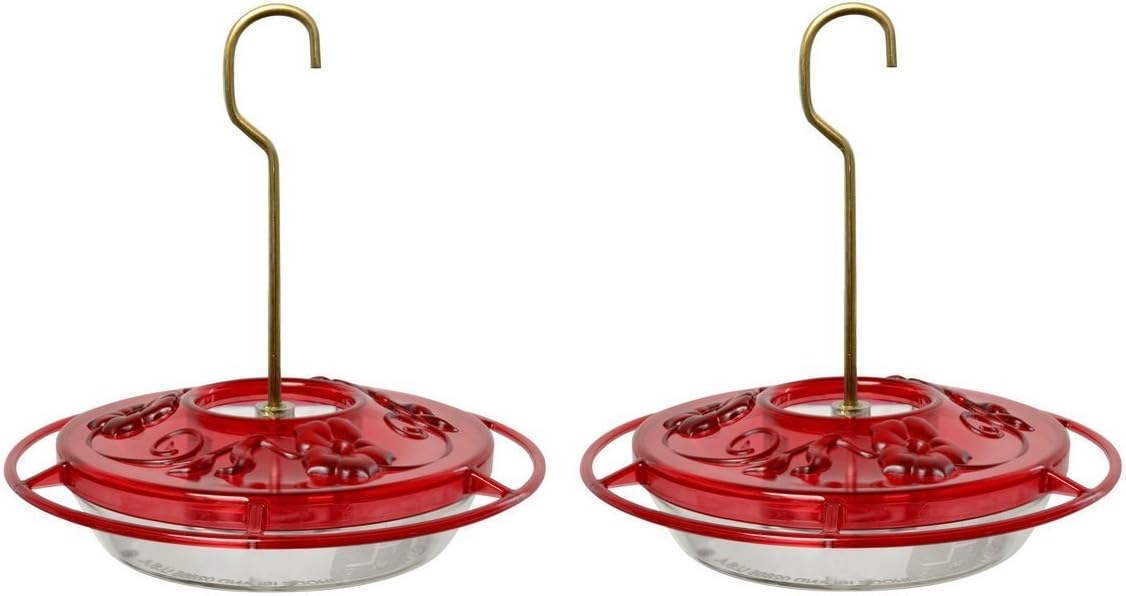 Aspects Little Fancy Rose 8 oz Hummingbird Feeder (2 Pack)
