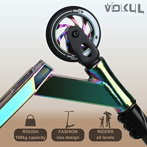 VOKUL K1 Pro Scooters - Stunt Scooter | Trick Scooter - Intermediate and Beginner Freestyle Scooter for Kids 8 Years and UP,Teens and Adults -Quality Kick Pro Scooter for Boys and Girls