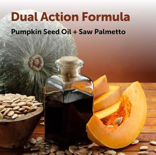 Micro Ingredients Pumpkin Seed Oil with Saw Palmetto, 300 Softgels | Cold Pressed, Pure Virgin Oil with Essential Fatty Acids & Phytosterols. For Men & Women. Non-GMO, Gluten Free.