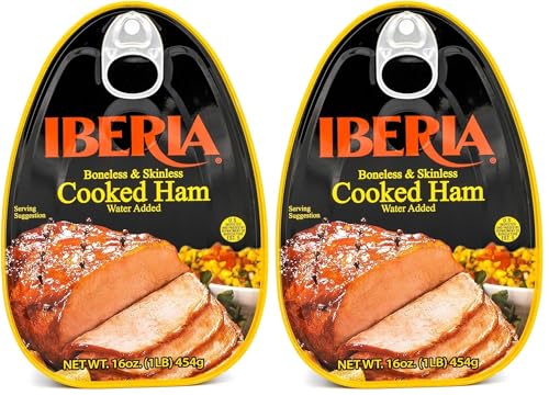 Iberia Boneless & Skinless Cooked Ham, 16 oz