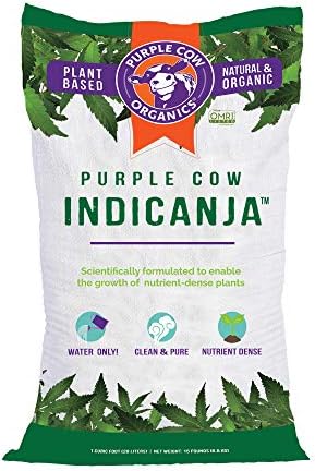Purple Cow Organics IndiCanja 1 Cubic Foot Bag, Organic Living Soil