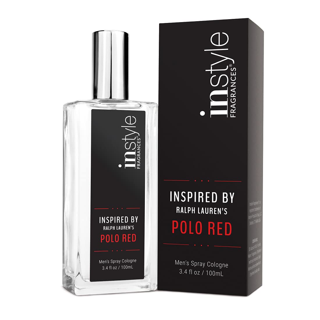 Instyle Fragrances | Inspired by Ralph Lauren's Romance | Women’s Eau de Toilette | Vegan, Paraben Free, Phthalate Free | Never Tested on Animals | 3.4 Fluid Ounces