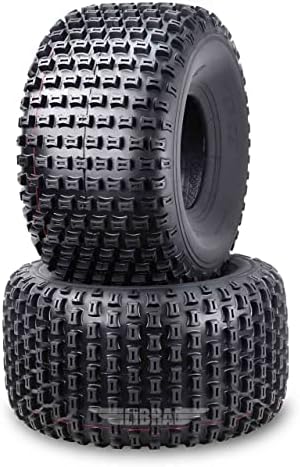 WANDA 2 New ATV Tires 22X11-8 4PR P322 Dimple Knobby - 10026