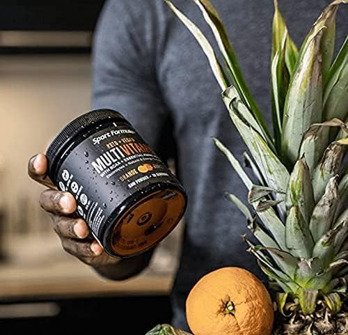 Multivitamin Powder - Keto Drink Mix for Men Women BCAA Amino Acids Won’t Upset Your Stomach - Keto Vegan Multivitamin with Electrolytes Super B