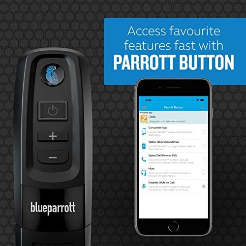 BlueParrott C300-XT Noise Canceling Bluetooth Headset (204200) (Renewed)