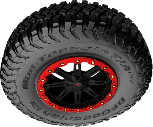 BFGoodrich Mud Terrain T/A KM3 Radial Car Tire for Light Trucks, SUVs, and Crossovers, 32x10.00R15NHS/8PR Q 124Q | ATV & UTV Mud Terrain All Season Traction 124Q Rated D (8 Ply) Radial Construction Raised Black Letters Tire