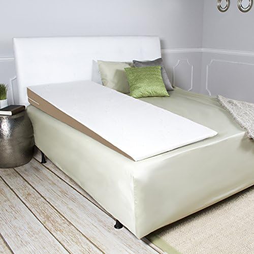Avana Super Slant Full Length Bed Wedge Memory Foam Pillow with Cooling Tencel Cover, Half-Queen