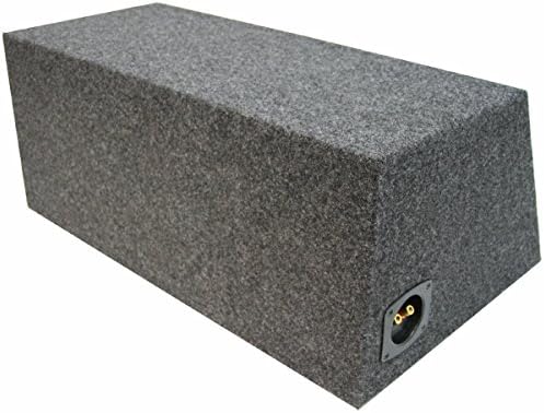 Dual 15" Inch Sealed Sub Box - Slanted Hatchback Subwoofer Enclosure - ASC | Tight accurate bass, angled shape for sloped cargo areas
