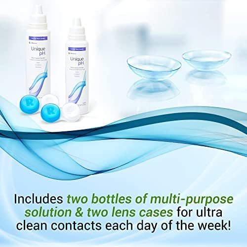 Menicon Unique pH Multipurpose Contact Lens Solution with Lens Case 4 fl oz