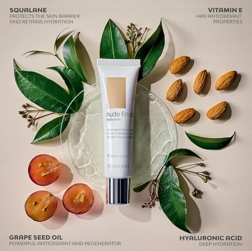 être belle Cosmetics Hyaluronic Tinted Moisturizing Cream, Skin Care for Women with Hyaluronic Acid, Vitamin E & Grape Seed Oil, Long Lasting