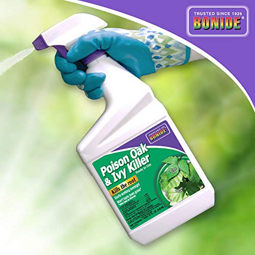 Bonide Poison Oak & Ivy Killer, 32 oz Ready-to-Use Spray | For Home Gardening, Fast-Acting Formula, Kills the Roots