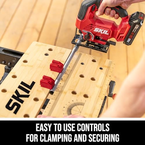 SKIL 15 Amp 10 Inch Portable Jobsite Table Saw with Folding Stand- TS6307-00