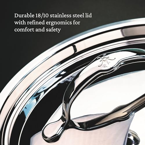 Hestan - ProBond Collection - Professional Clad Stainless Steel Sauce Pan, Induction Cooktop Compatible, 1.5 Quart