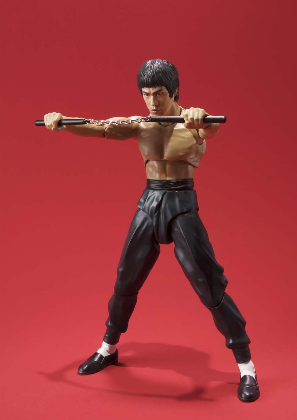 TAMASHII NATIONS Bandai Bruce Lee S.H. Figuarts Action Figure | Bruce Lee 5 Inch Action Figure S.H. Figuarts - Bruce Lee