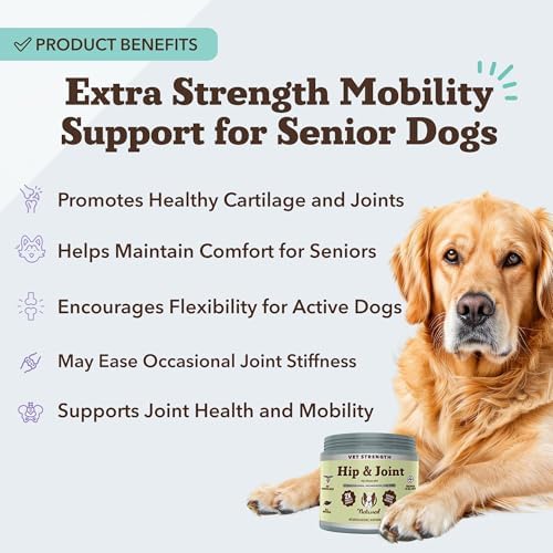 Natural Dog Company Liquid Glucosamine Hip & Joint Oil for Dogs, 16 oz, Extra Strength Cartilage & Joint Support, Helps Mobility and Eases Occasional Stiffness, Dog Vitamins & Supplements