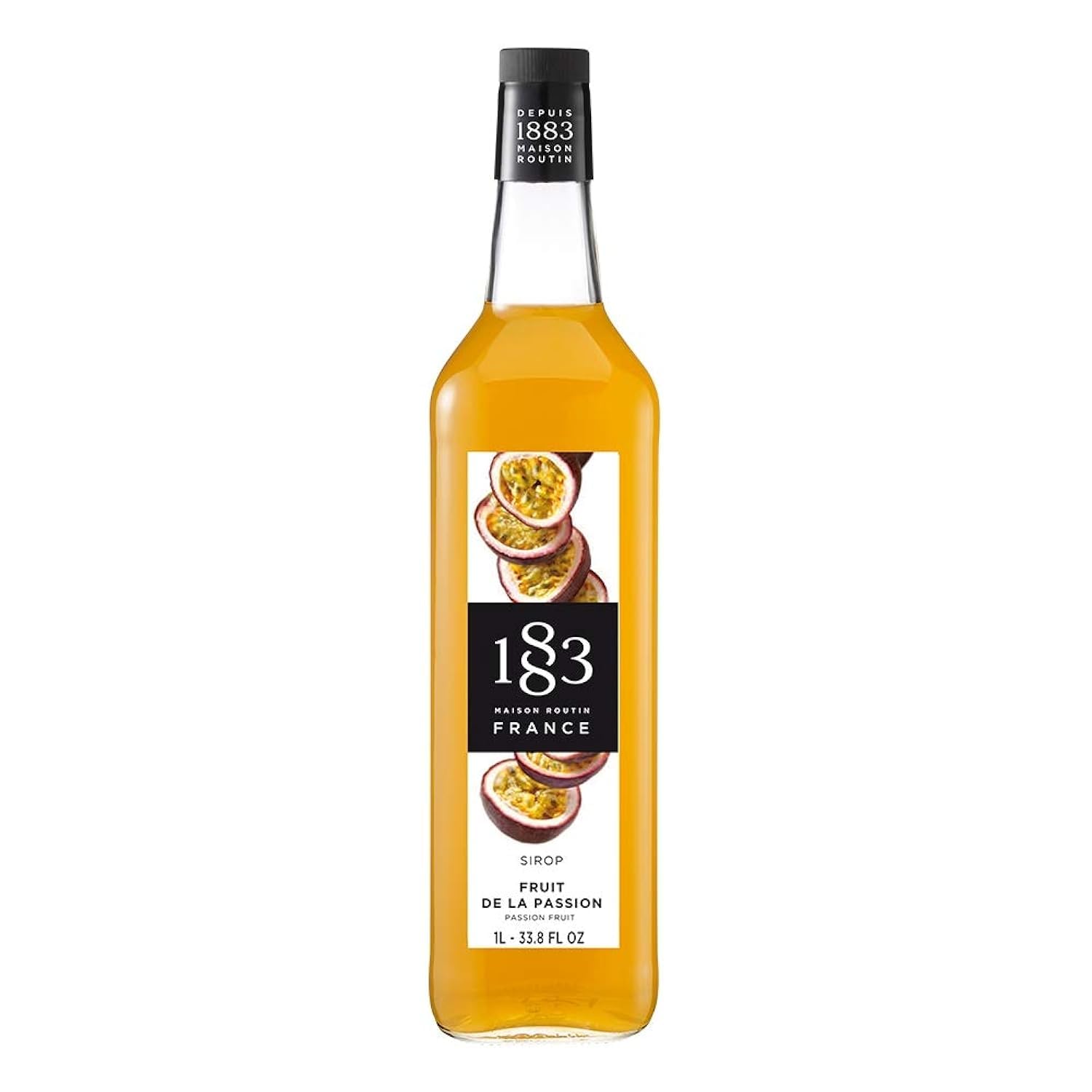 1883 Maple Syrup for Drinks, Made in France, 1 Liter Glass Bottle