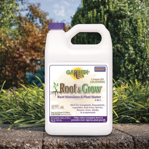 Bonide Garden Rich Root & Grow Root Stimulator & Plant Starter | 32 oz Concentrate, 4-10-3 Fertilizer For Transplanting