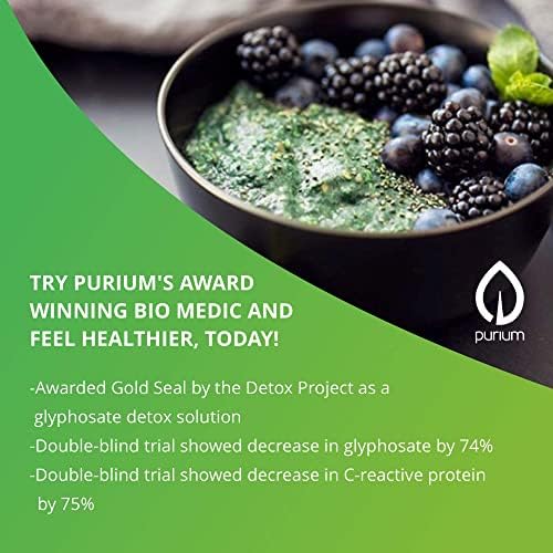 Purium Biome Medic - 60 Vegan Capsules - Gut Health Support Supplement, Removes GMO Toxins, Supports Good Bacteria, Repairs Microbiome - Vegetarian