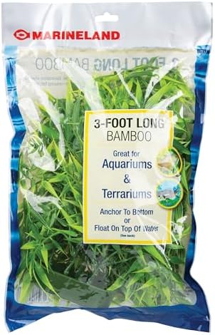 Marineland Bamboo 3 Feet, Décor For Aquariums and Terrariums