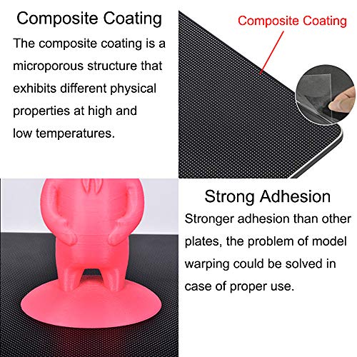 Creality Ender 3 Glass Bed Upgraded Build Surface Plate, 235x235x4mm | Upgraded glass bed, no edge curling, no logo imprints, improved flatness