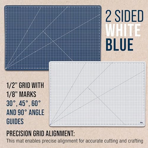 U.S. Art Supply 40" x 60" Self-Healing Cutting Mat 5-Ply - Double-Sided Green/Black Craft Mat, Non-Slip Cutting Mats for Crafts, Sewing, Quilting, Scrapbooking | Double-Sided Green/Black Craft Mat, Non-Slip Cutting Mats for Crafts, Sewing, Quilting, Scra…
